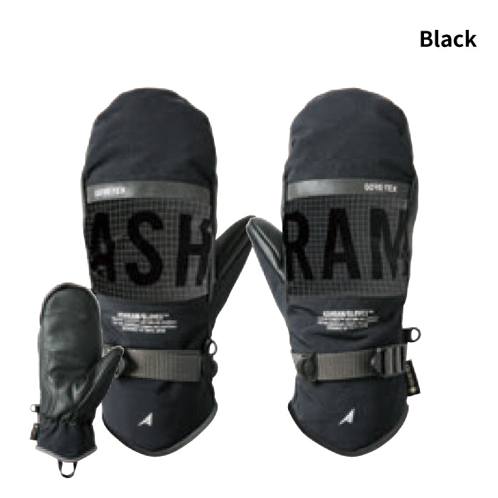 スノーボード ミット アシュラム ASHRAM DGMA Black・White・Lt Grey Beige・Yellow Coyote・Lt Purple Off White メンズ レディース 24-25 日本正規品