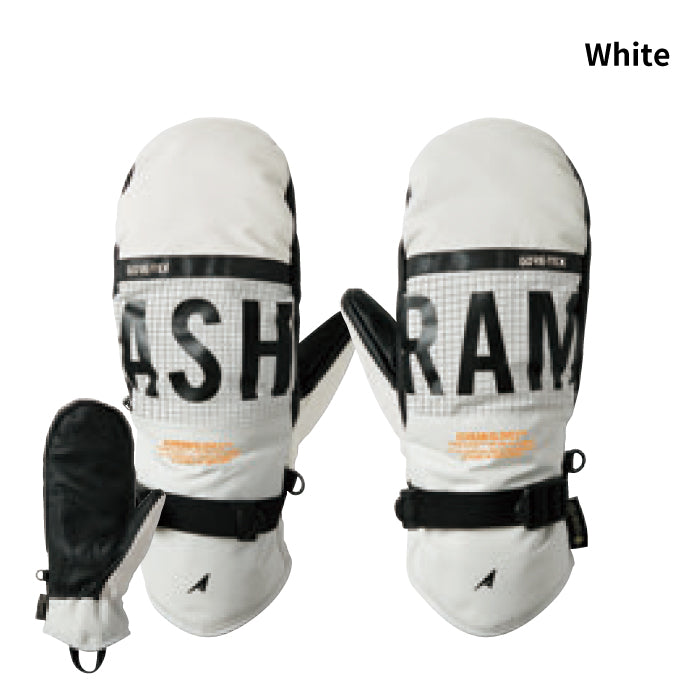 スノーボード ミット アシュラム ASHRAM DGMA Black・White・Lt Grey Beige・Yellow Coyote・Lt Purple Off White メンズ レディース 24-25 日本正規品