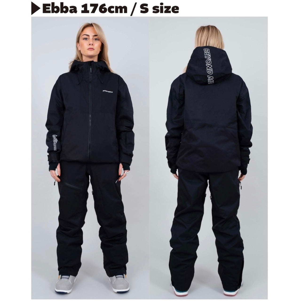 スノーボード ウェア ジャケット ビヨンドメダルズ BEYOND MEDALS FULLZIP JACKET 2L Black メンズ レディース 24-25 日本正規品