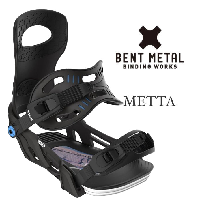 BENT METAL 24-25 METTA Black ベントメタル メッタ ブラック レディース パウダー バックカントリー カービング パーク フリーラン グラトリ スノーボード バインディング バインディング