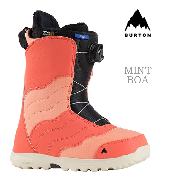 24-25 BURTON Women's Mint Boa Wide バートン ミント ワイドフィット ボアシステム スノーボード ブーツ オールマウンテン フリーライド オールラウンド フリースタイル パウダー パーク