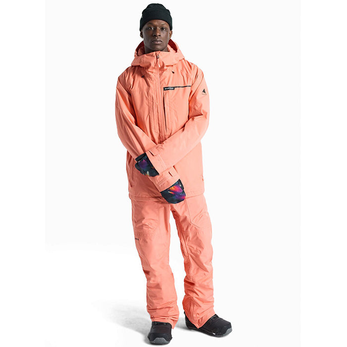 BURTON Men's Burton Pillowline GORE-TEX 2L Jacket Peach Echo バートン メンズウェア ゴアテックス ピローラインジャケット スノーボード ジャケット メンズ