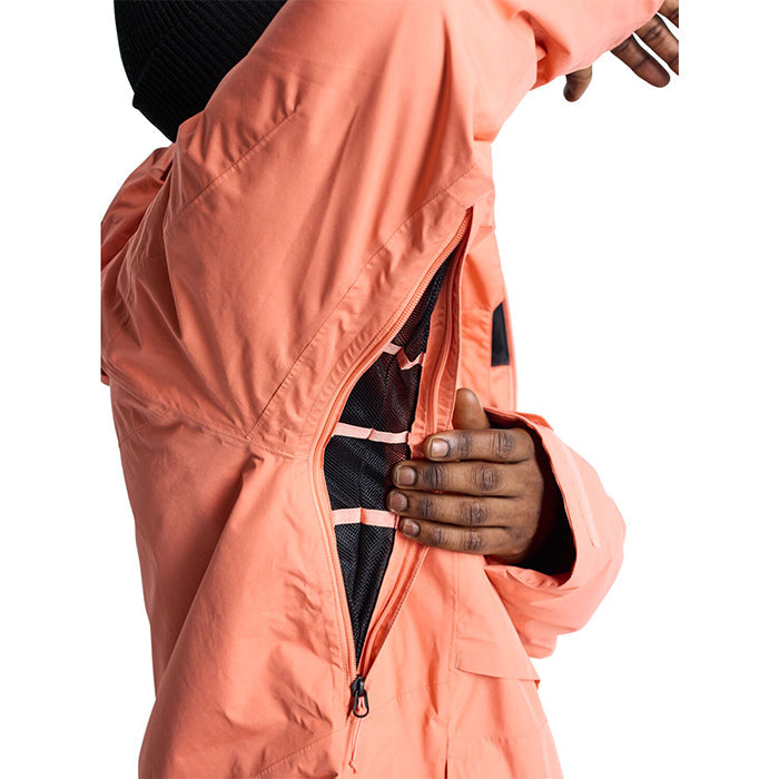 BURTON Men's Burton Pillowline GORE-TEX 2L Jacket Peach Echo バートン メンズウェア ゴアテックス ピローラインジャケット スノーボード ジャケット メンズ