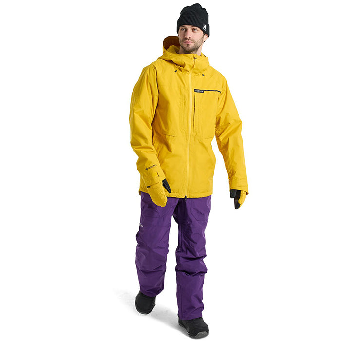 BURTON Men's Burton Pillowline GORE-TEX 2L Jacket Goldenrod バートン メンズウェア ゴアテックス ピローラインジャケット スノーボード ジャケット メンズ