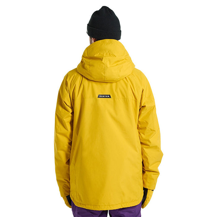 BURTON Men's Burton Pillowline GORE-TEX 2L Jacket Goldenrod バートン メンズウェア ゴアテックス ピローラインジャケット スノーボード ジャケット メンズ