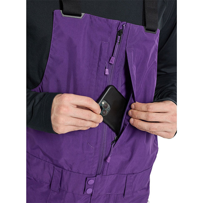 BURTON Men's Burton Reserve GORE-TEX 2L Bib Pants Imperial Purple バートン メンズウェア ゴアテックス リザーブビブパンツ スノーボード パンツ メンズ