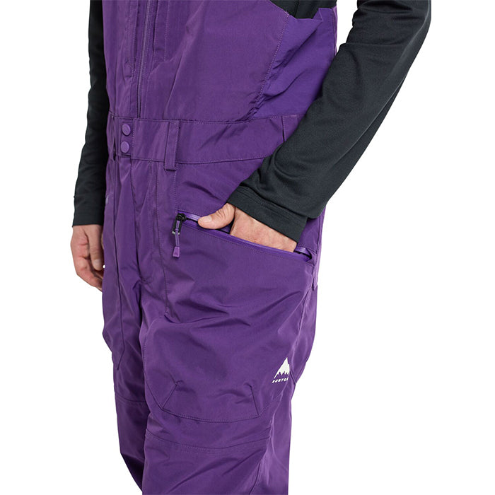 BURTON Men's Burton Reserve GORE-TEX 2L Bib Pants Imperial Purple バートン メンズウェア ゴアテックス リザーブビブパンツ スノーボード パンツ メンズ