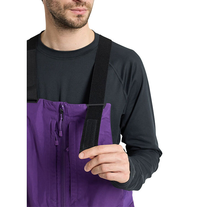 BURTON Men's Burton Reserve GORE-TEX 2L Bib Pants Imperial Purple バートン メンズウェア ゴアテックス リザーブビブパンツ スノーボード パンツ メンズ