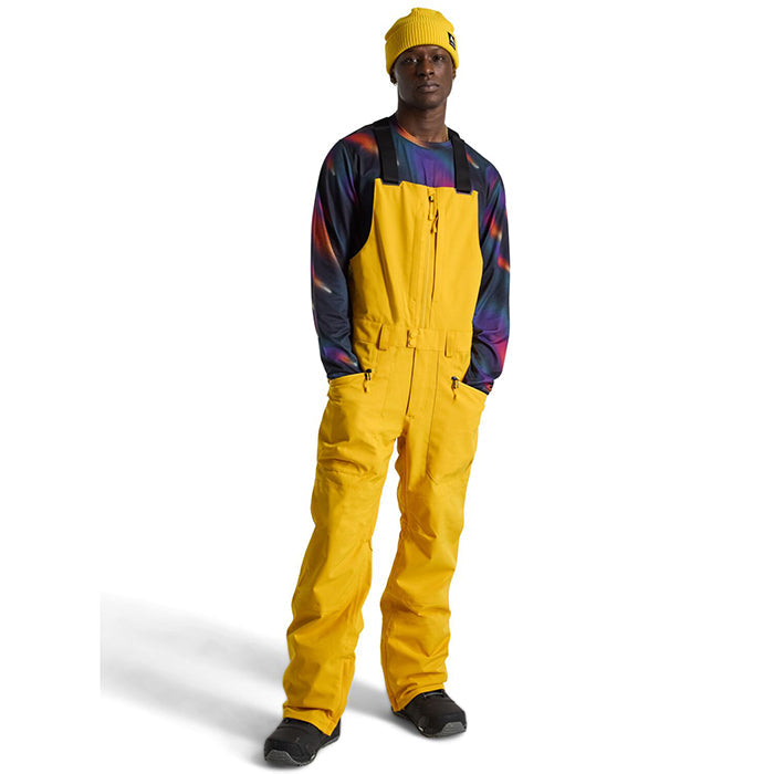 BURTON Men's Burton Reserve 2L Bib Pants Goldenrod バートン メンズウェア リザーブビブパンツ スノーボード ビブパンツ メンズ