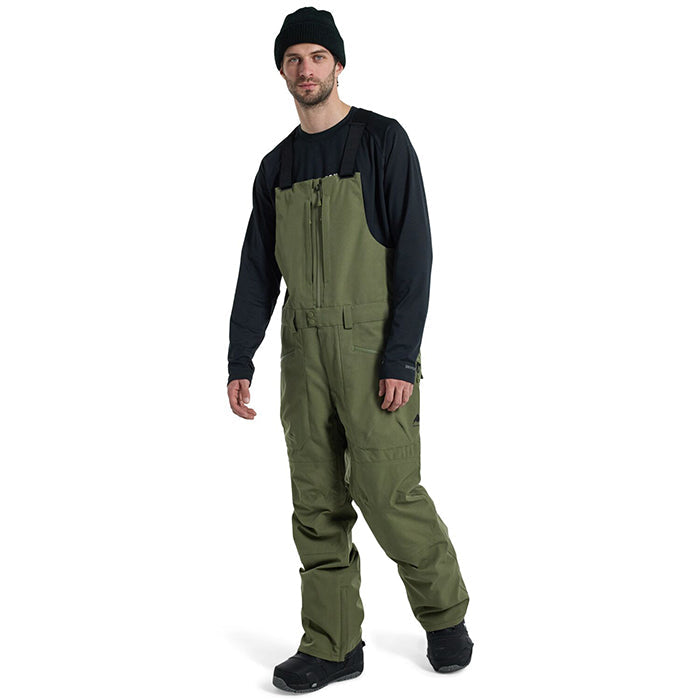 BURTON Men's Burton Reserve 2L Bib Pants Forest Moss バートン メンズウェア リザーブビブパンツ スノーボード ビブパンツ メンズ
