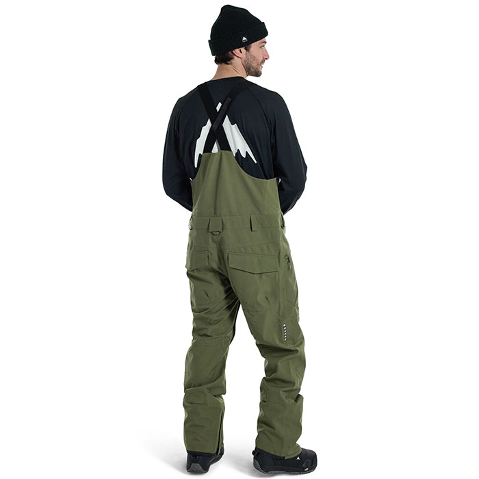 BURTON Men's Burton Reserve 2L Bib Pants Forest Moss バートン メンズウェア リザーブビブパンツ スノーボード ビブパンツ メンズ