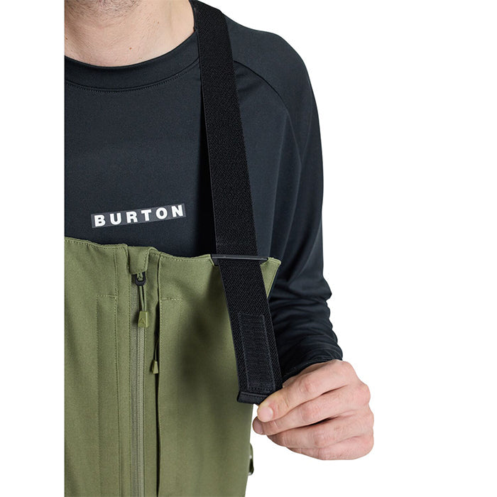 BURTON Men's Burton Reserve 2L Bib Pants Forest Moss バートン メンズウェア リザーブビブパンツ スノーボード ビブパンツ メンズ