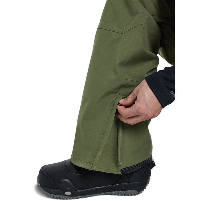 BURTON Men's Burton Reserve 2L Bib Pants Forest Moss バートン メンズウェア リザーブビブパンツ スノーボード ビブパンツ メンズ