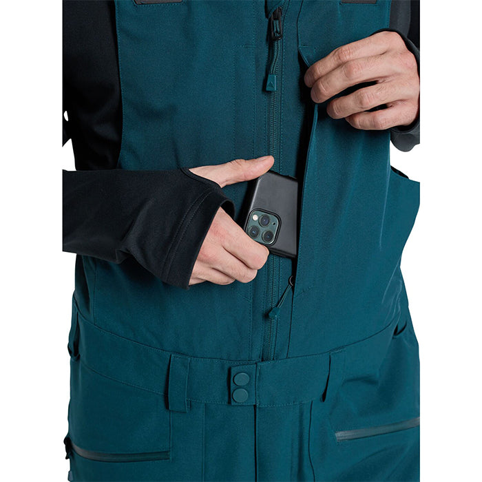 BURTON Men's Burton Reserve 2L Bib Pants Deep Emerald バートン メンズウェア リザーブビブパンツ スノーボード ビブパンツ メンズ