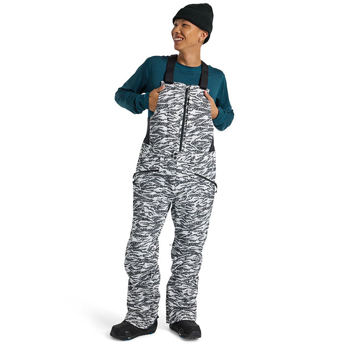 BURTON Men's Burton Reserve 2L Bib Pants Zebra Camo バートン メンズウェア リザーブビブパンツ スノーボード ビブパンツ メンズ