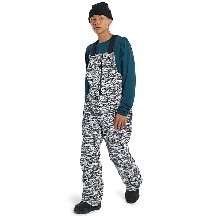 BURTON Men's Burton Reserve 2L Bib Pants Zebra Camo バートン メンズウェア リザーブビブパンツ スノーボード ビブパンツ メンズ