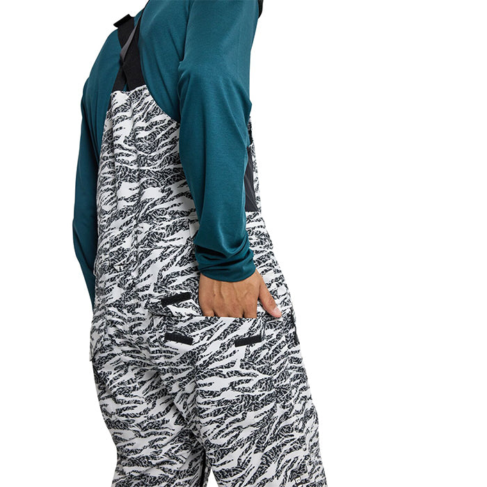 BURTON Men's Burton Reserve 2L Bib Pants Zebra Camo バートン メンズウェア リザーブビブパンツ スノーボード ビブパンツ メンズ