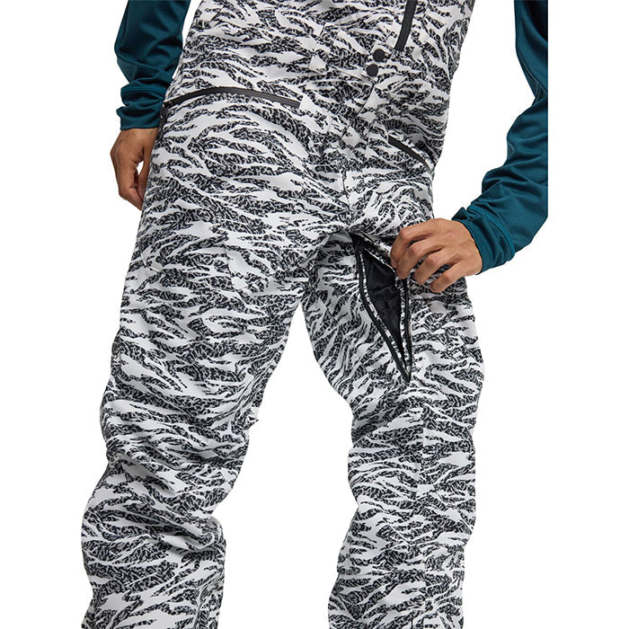 BURTON Men's Burton Reserve 2L Bib Pants Zebra Camo バートン メンズウェア リザーブビブパンツ スノーボード ビブパンツ メンズ