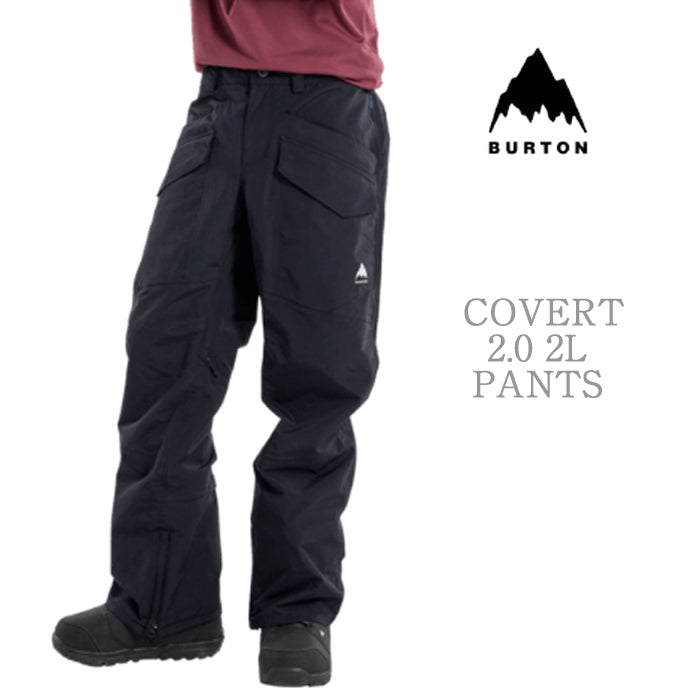 BURTON Men's Burton Covert Pants 2.0 True Black バートン メンズウェア コバートパンツ スノーボード パンツ メンズ