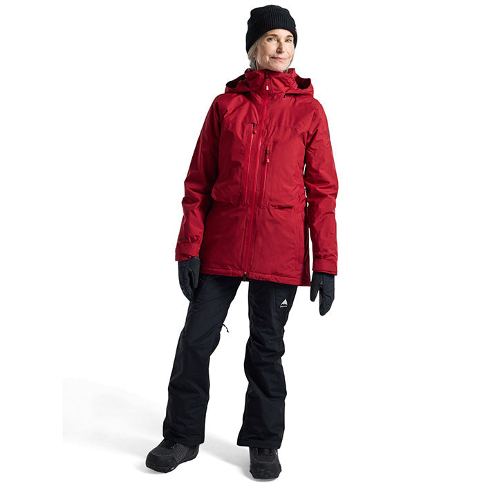 BURTON Women's Burton Pillowline GORE-TEX 2L Jacket Deep Red バートン ウイメンズウェア ピローラインジャケット ゴアテックス スノーボード ジャケット レディース