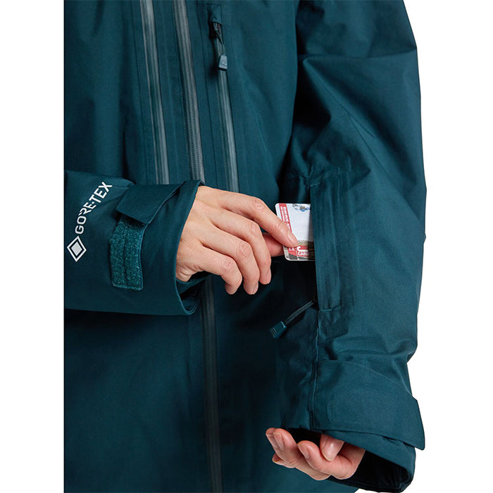 BURTON Women's Burton Pillowline GORE-TEX 2L Jacket Deep Emerald バートン ウイメンズウェア ピローラインジャケット ゴアテックス スノーボード ジャケット レディース