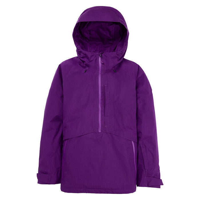BURTON Women's Burton Pillowline GORE-TEX 2L Anorak Jacket Imperial Purple バートン ウイメンズウェア ピローラインアノラックジャケット ゴアテックス スノーボード ジャケット レディース