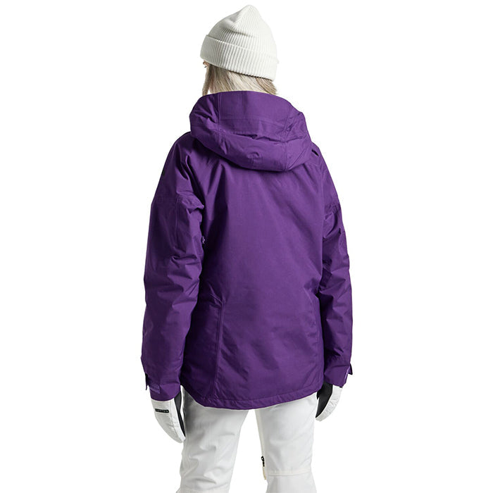 BURTON Women's Burton Pillowline GORE-TEX 2L Anorak Jacket Imperial Purple バートン ウイメンズウェア ピローラインアノラックジャケット ゴアテックス スノーボード ジャケット レディース