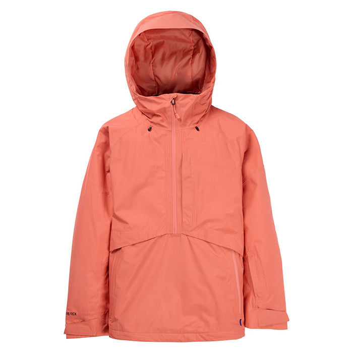BURTON Women's Burton Pillowline GORE-TEX 2L Anorak Jacket Peach Echo バートン ウイメンズウェア ピローラインアノラックジャケット ゴアテックス スノーボード ジャケット レディース