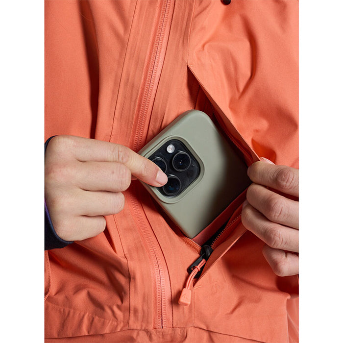 BURTON Women's Burton Pillowline GORE-TEX 2L Anorak Jacket Peach Echo バートン ウイメンズウェア ピローラインアノラックジャケット ゴアテックス スノーボード ジャケット レディース