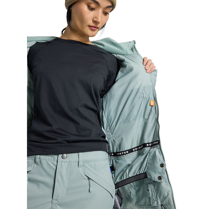 BURTON Women's Burton Lelah 2L Jacket Petrol Green バートン ウイメンズウェア レラジャケット スノーボード ジャケット レディース