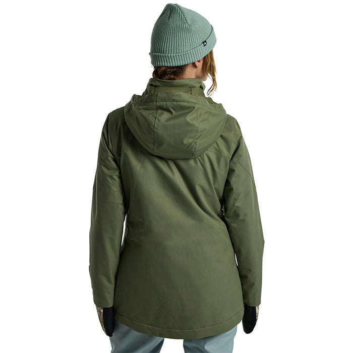 BURTON Women's Burton Lelah 2L Jacket Forest Moss バートン ウイメンズウェア レラジャケット スノーボード ジャケット レディース