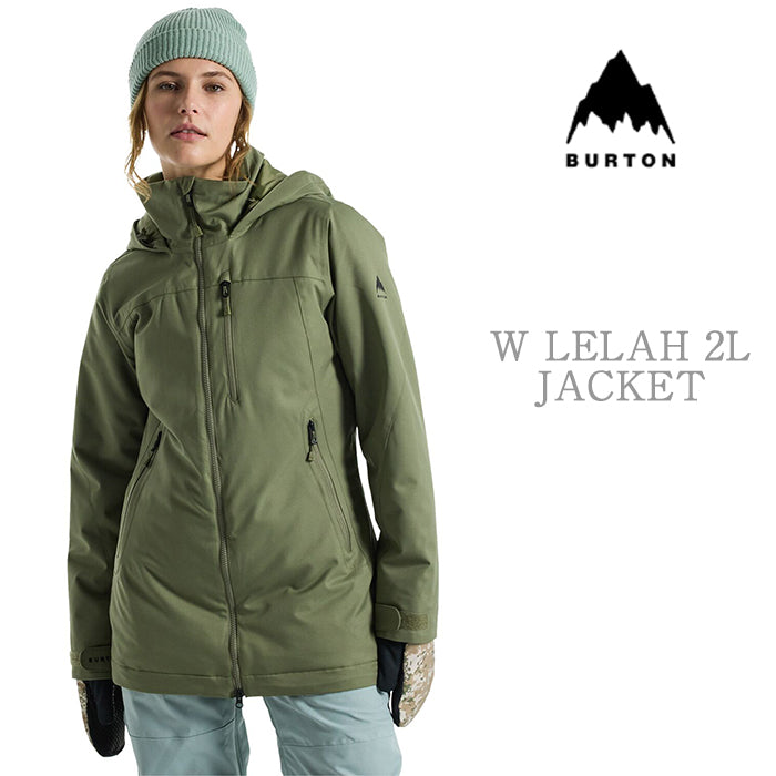BURTON Women's Burton Lelah 2L Jacket Forest Moss バートン ウイメンズウェア レラジャケット スノーボード ジャケット レディース