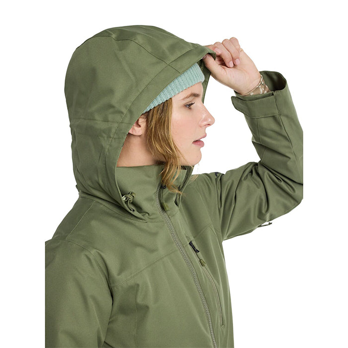 BURTON Women's Burton Lelah 2L Jacket Forest Moss バートン ウイメンズウェア レラジャケット スノーボード ジャケット レディース