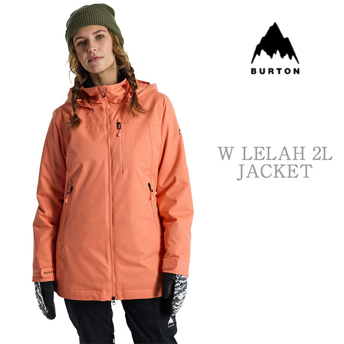BURTON Women's Burton Lelah 2L Jacket Peach Echo バートン ウイメンズウェア レラジャケット スノーボード ジャケット レディース