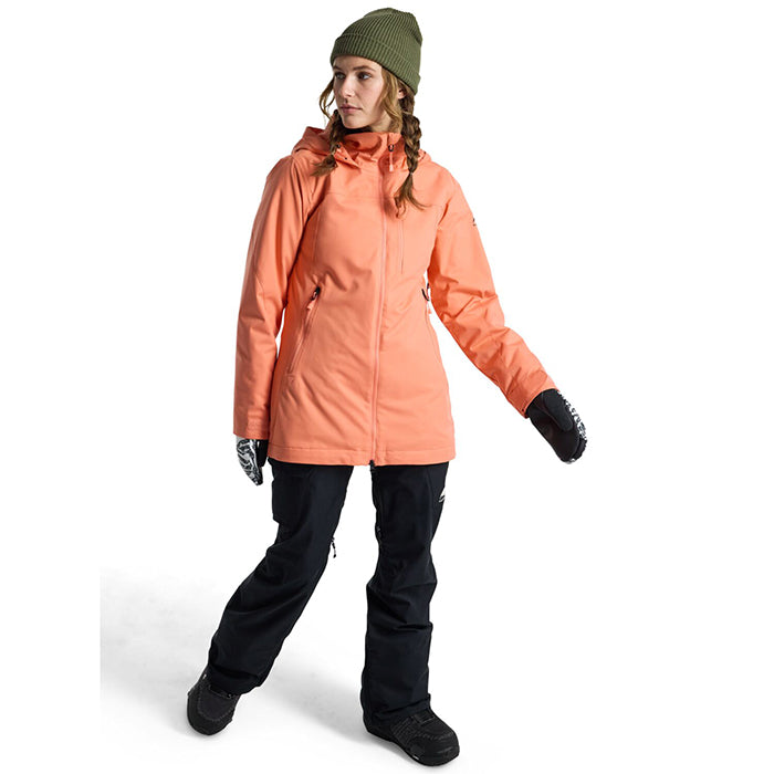 BURTON Women's Burton Lelah 2L Jacket Peach Echo バートン ウイメンズウェア レラジャケット スノーボード ジャケット レディース