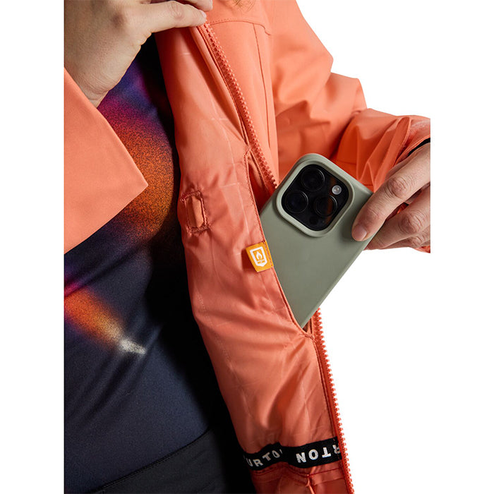 BURTON Women's Burton Lelah 2L Jacket Peach Echo バートン ウイメンズウェア レラジャケット スノーボード ジャケット レディース