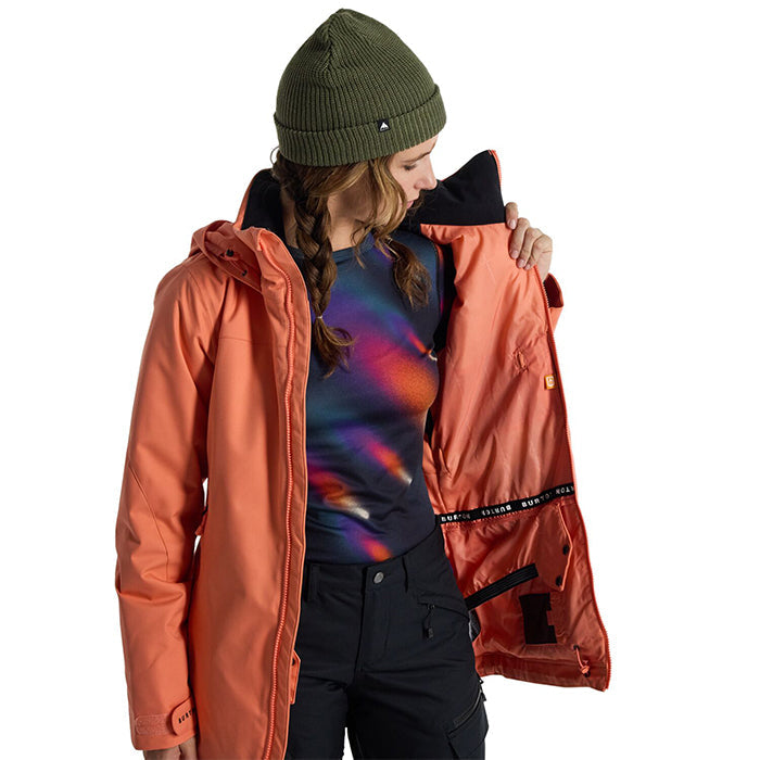 BURTON Women's Burton Lelah 2L Jacket Peach Echo バートン ウイメンズウェア レラジャケット スノーボード ジャケット レディース