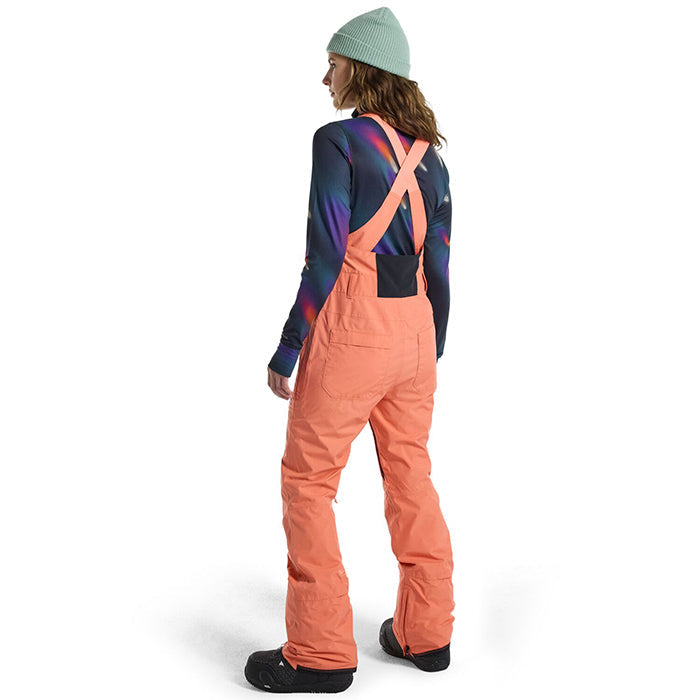 BURTON Women's Burton Avalon GORE-TEX 2L Bib Pants Peach Echo バートン ウイメンズウェア アヴァロン ビブパンツ ゴアテックス スノーボード パンツ レディース