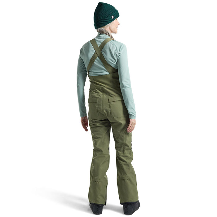 BURTON Women's Burton Avalon 2L Stretch Bib Pants Forest Moss バートン ウイメンズウェア アヴァロンストレッチビブパンツ スノーボード ビブパンツ レディース