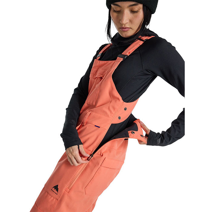 BURTON Women's Burton Avalon 2L Stretch Bib Pants Peach Echo バートン ウイメンズウェア アヴァロンストレッチビブパンツ スノーボード ビブパンツ レディース