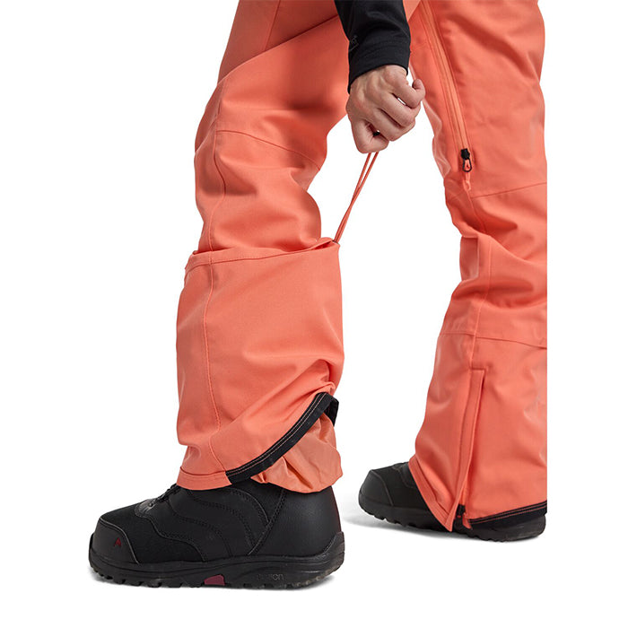 BURTON Women's Burton Avalon 2L Stretch Bib Pants Peach Echo バートン ウイメンズウェア アヴァロンストレッチビブパンツ スノーボード ビブパンツ レディース