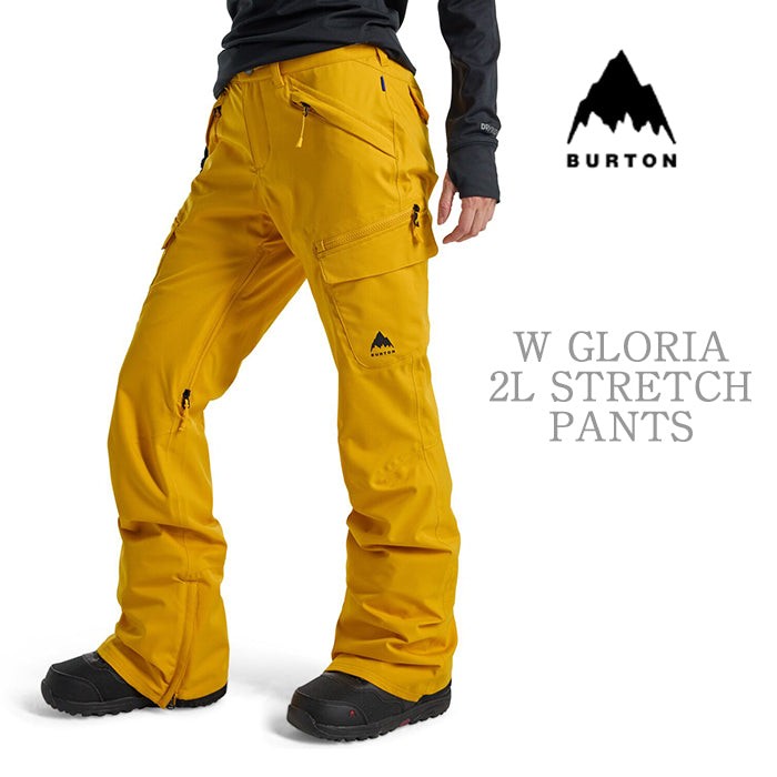 BURTON Women's Burton Groria 2L Stretch Pants Goldenrod バートン ウイメンズウェア グロリアストレッチパンツ スノーボード パンツ レディース