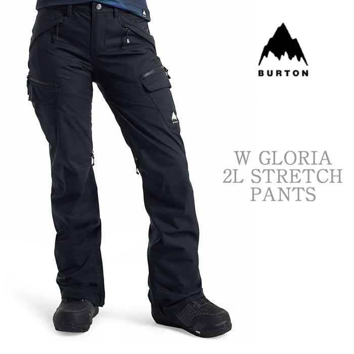 BURTON Women's Burton Groria 2L Stretch Pants True Black バートン ウイメンズウェア グロリアストレッチパンツ スノーボード パンツ レディース