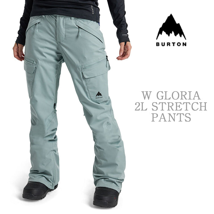 BURTON Women's Burton Groria 2L Stretch Pants Petrol Green バートン ウイメンズウェア グロリアストレッチパンツ スノーボード パンツ レディース