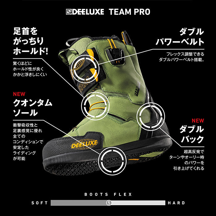 DEELUXE 24-25 TEAM PRO S3 LIGHT GREY ディーラックス チームプロ オーダーメイド ブーツ オールマウンテン カービング パウダー バックカントリー フリースタイル グラトリ ラントリ スノーボード メンズ レディース ユニセックス
