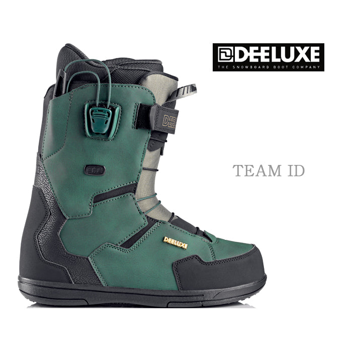 DEELUXE 24-25 TEAM ID DARK GREEN ディーラックス チームアイディー オーダーメイド ブーツ オールマウンテン カービング パウダー バックカントリー フリースタイル グラトリ ラントリ スノーボード メンズ レディース ユニセックス