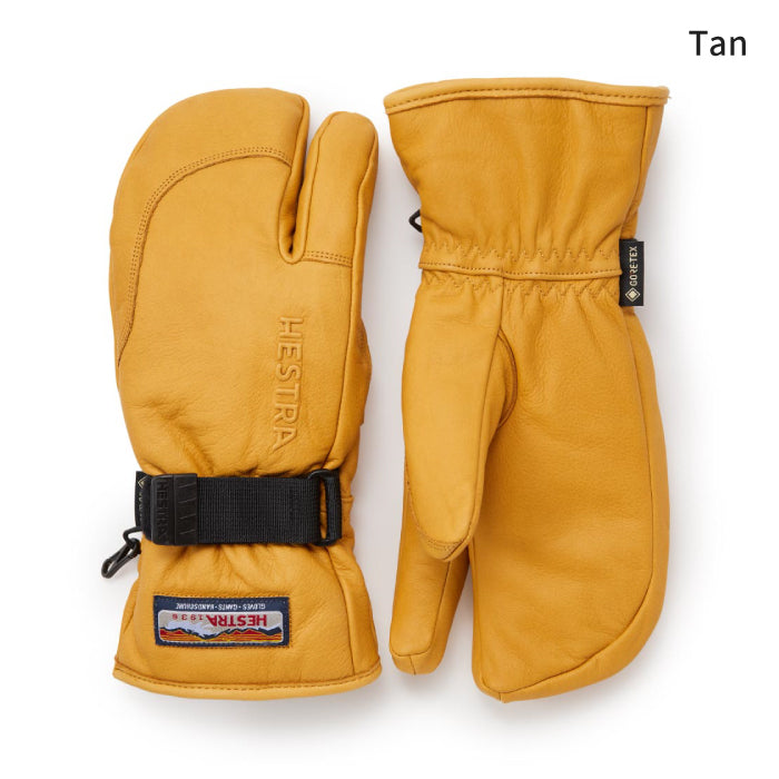 スノーボード グローブ ヘストラ HESTRA 3-FINGER GTX FULL LEATHER 33882 メンズ レディース スキー 24-25 日本正規品