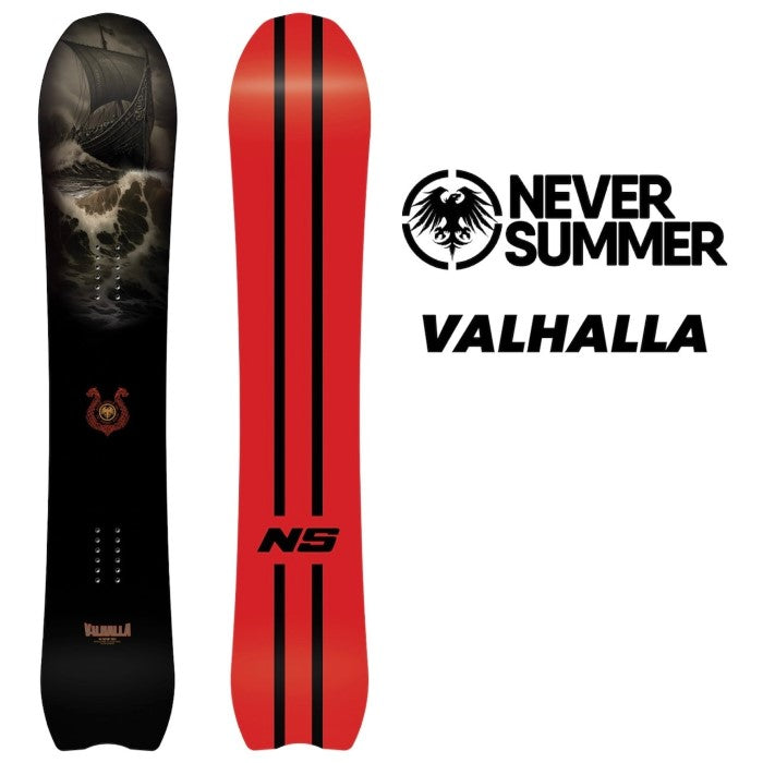 NEVERSUMMER ネバーサマー NEVERSUMMER VALHALLA ネバーサマー 自社工場 オールマウンテン フリースタイル トリプルキャンバー ダブルキャンバー カービング パウダー バックカントリー ユニセックス メンズ レディース 24-25 スノーボード ボード
