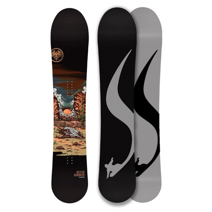 NEVERSUMMER ネバーサマー NEVERSUMMER HARPOON ネバーサマー 自社工場 オールマウンテン フリースタイル トリプルキャンバー ダブルキャンバー カービング パウダー バックカントリー ユニセックス メンズ レディース 24-25 スノーボード ボード