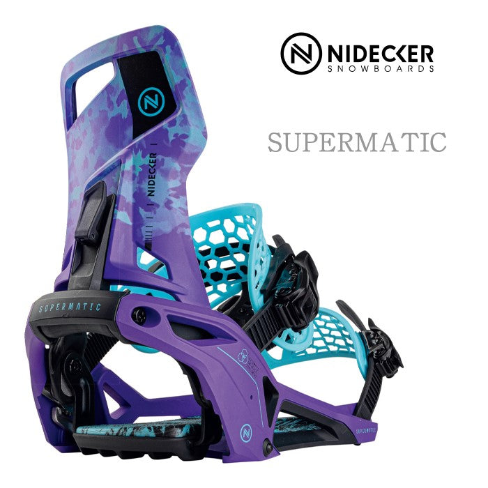 NIDECKER SUPERMATIC 24-25 ナイデッカー バインディング スーパーマティック ドロップイン リアエントリー オールマウンテン カービング パウダー バックカントリー フリースタイル グラトリ ラントリ スノーボード メンズ レディース